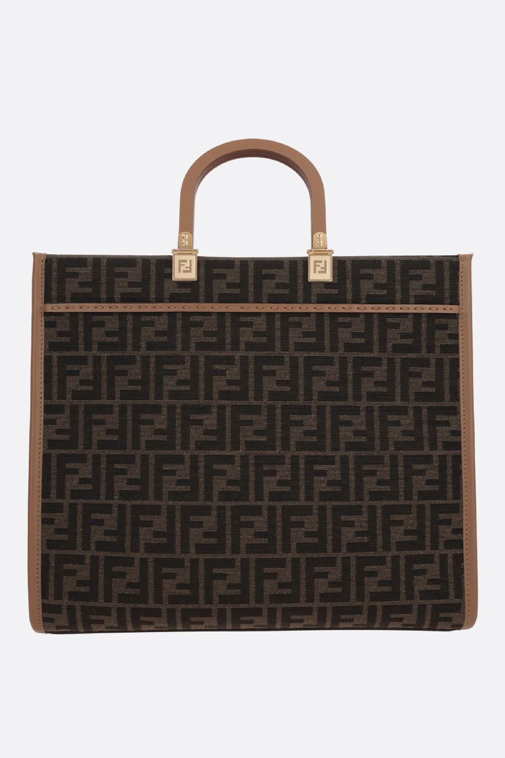 FENDI Borsa Tote Fendi Sunshine Media In Tessuto FF