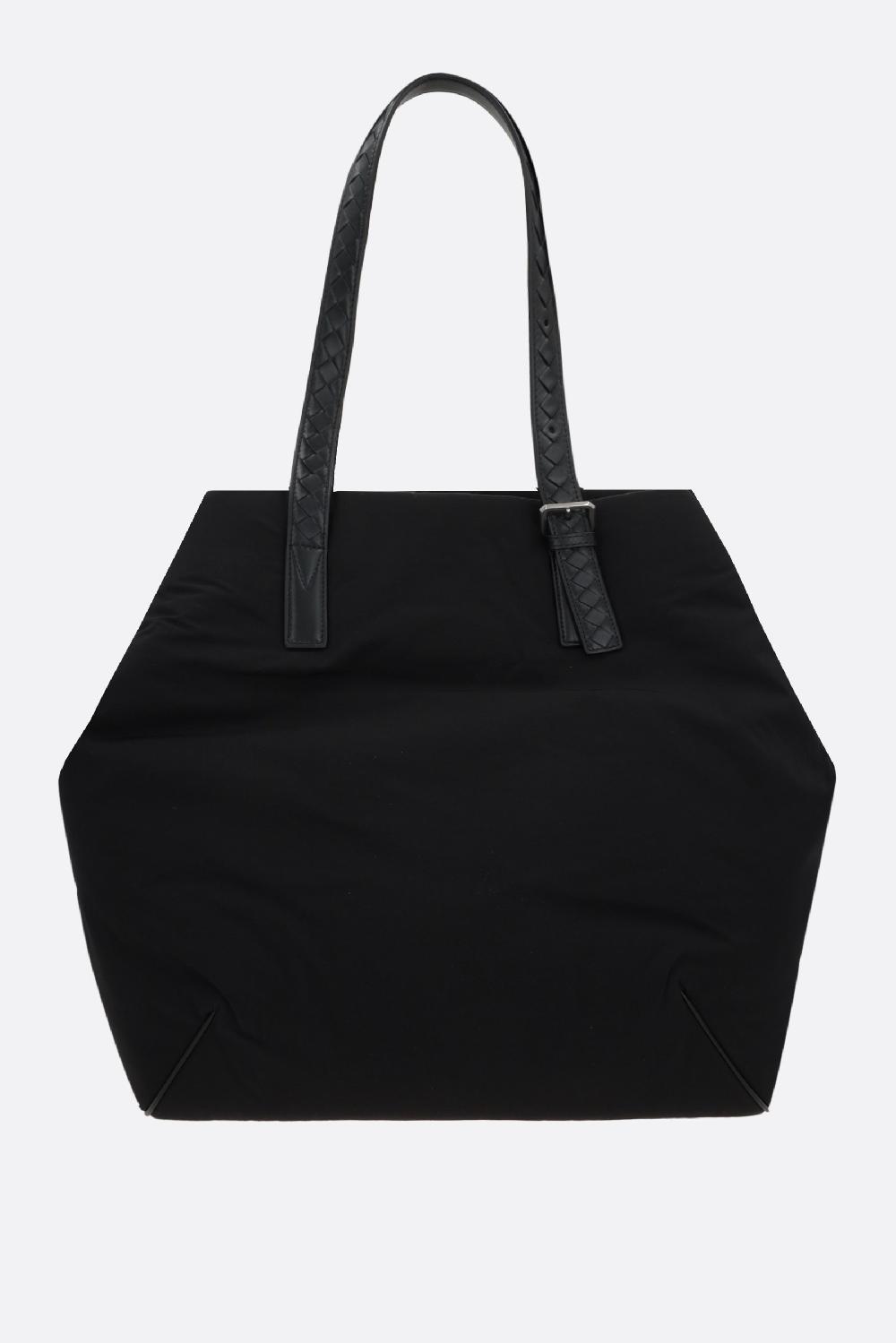 BOTTEGA VENETA Borsa Tote In Nylon E Intrecciato VN