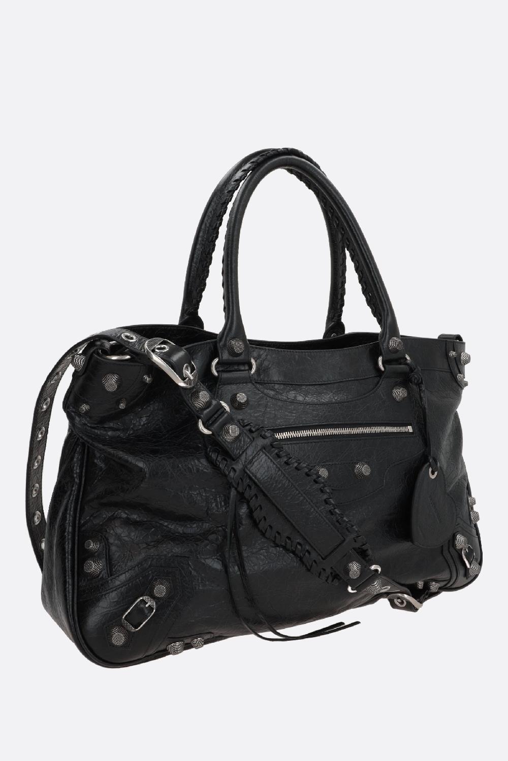 BALENCIAGA Borsa Tote Neo Cagole XL Plus In Pelle Arena