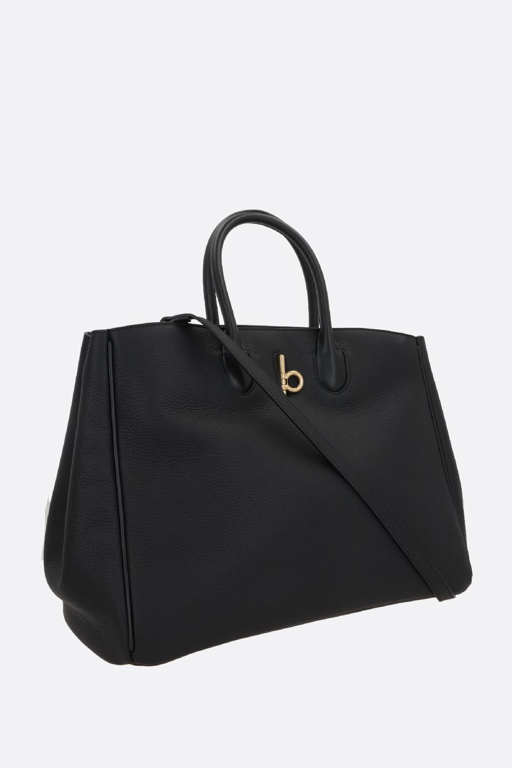 BURBERRY Borsa Tote Rocking Horse Media? In Pelle Martellata