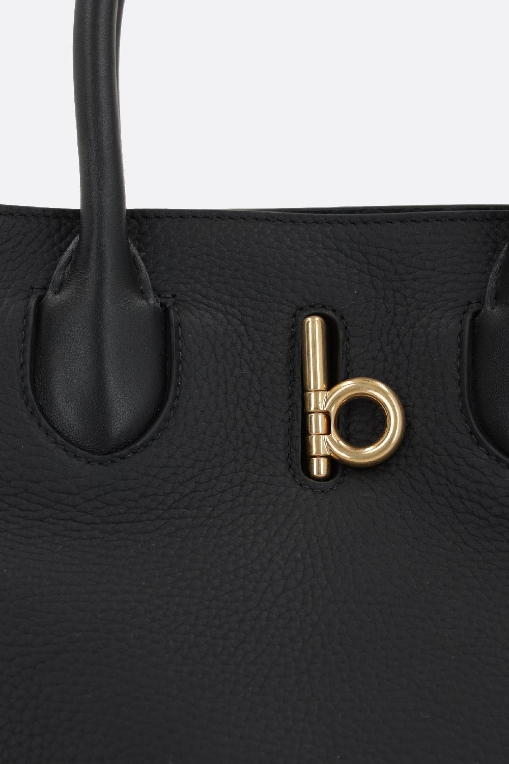 BURBERRY Borsa Tote Rocking Horse Media? In Pelle Martellata