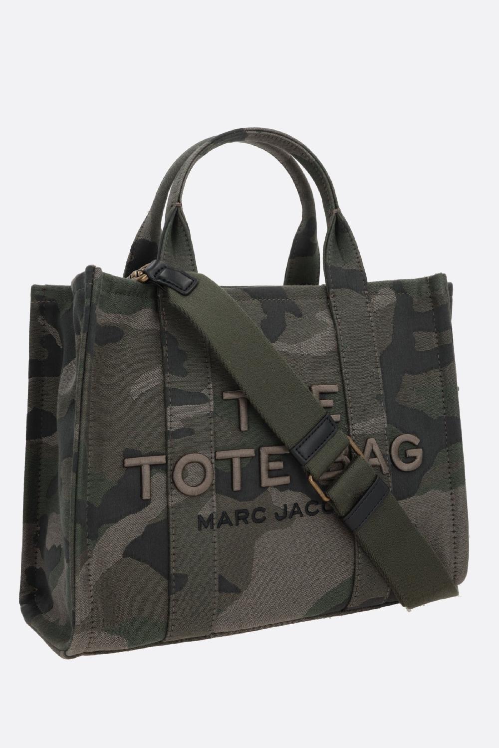 MARC JACOBS Borsa Tote The Camo Jacquard Medium In Canvas