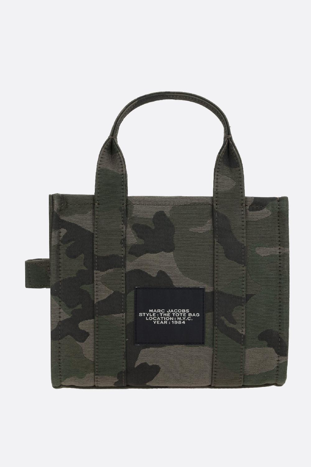 MARC JACOBS Borsa Tote The Camo Jacquard Small In Canvas