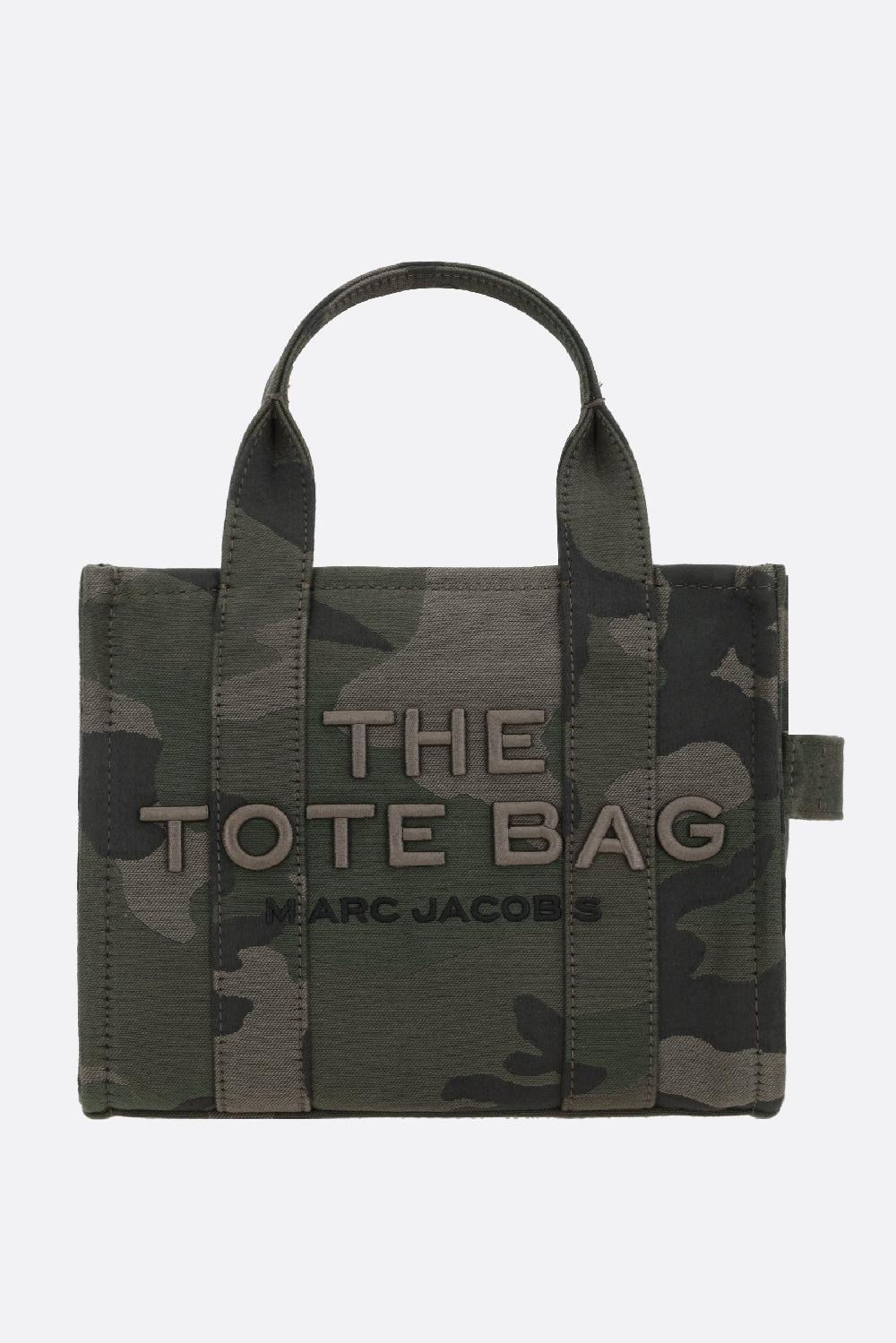 MARC JACOBS borsa tote The Camo Jacquard Small in canvas
