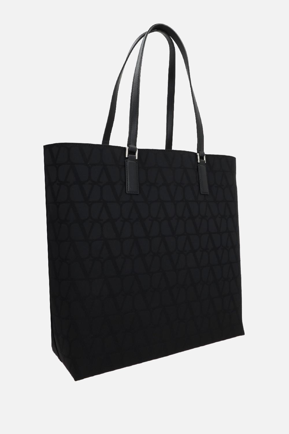 VALENTINO GARAVANI Borsa Tote Toile Iconographe In Tessuto Tecnico