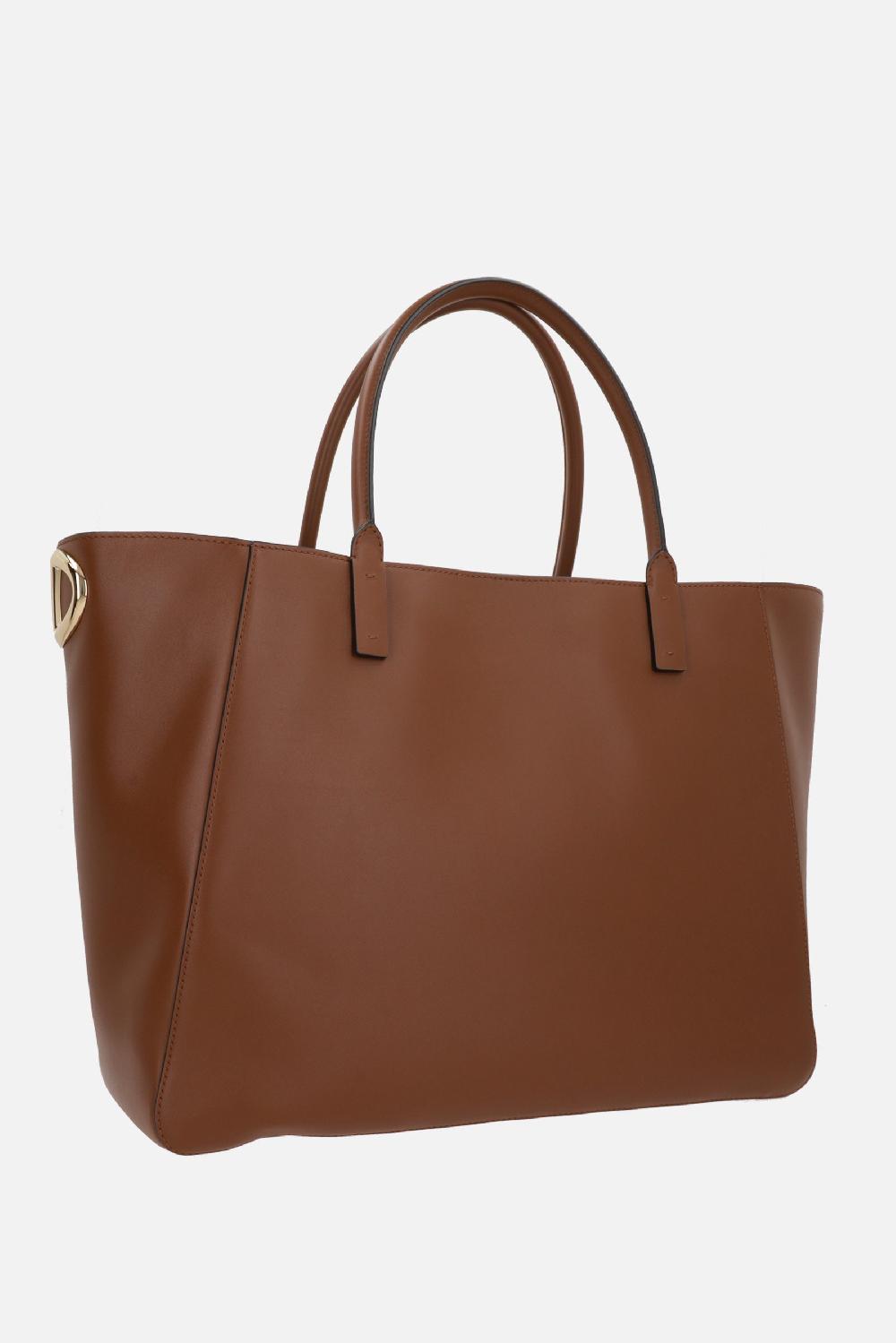 VALENTINO GARAVANI Borsa Tote VLogo Side In Pelle Liscia