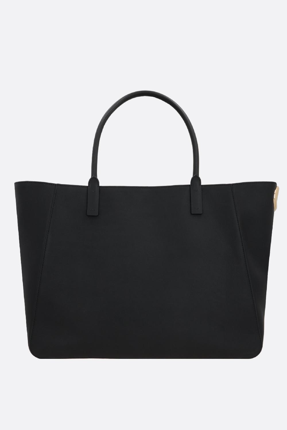 VALENTINO GARAVANI Borsa Tote VLogo Side In Pelle Liscia