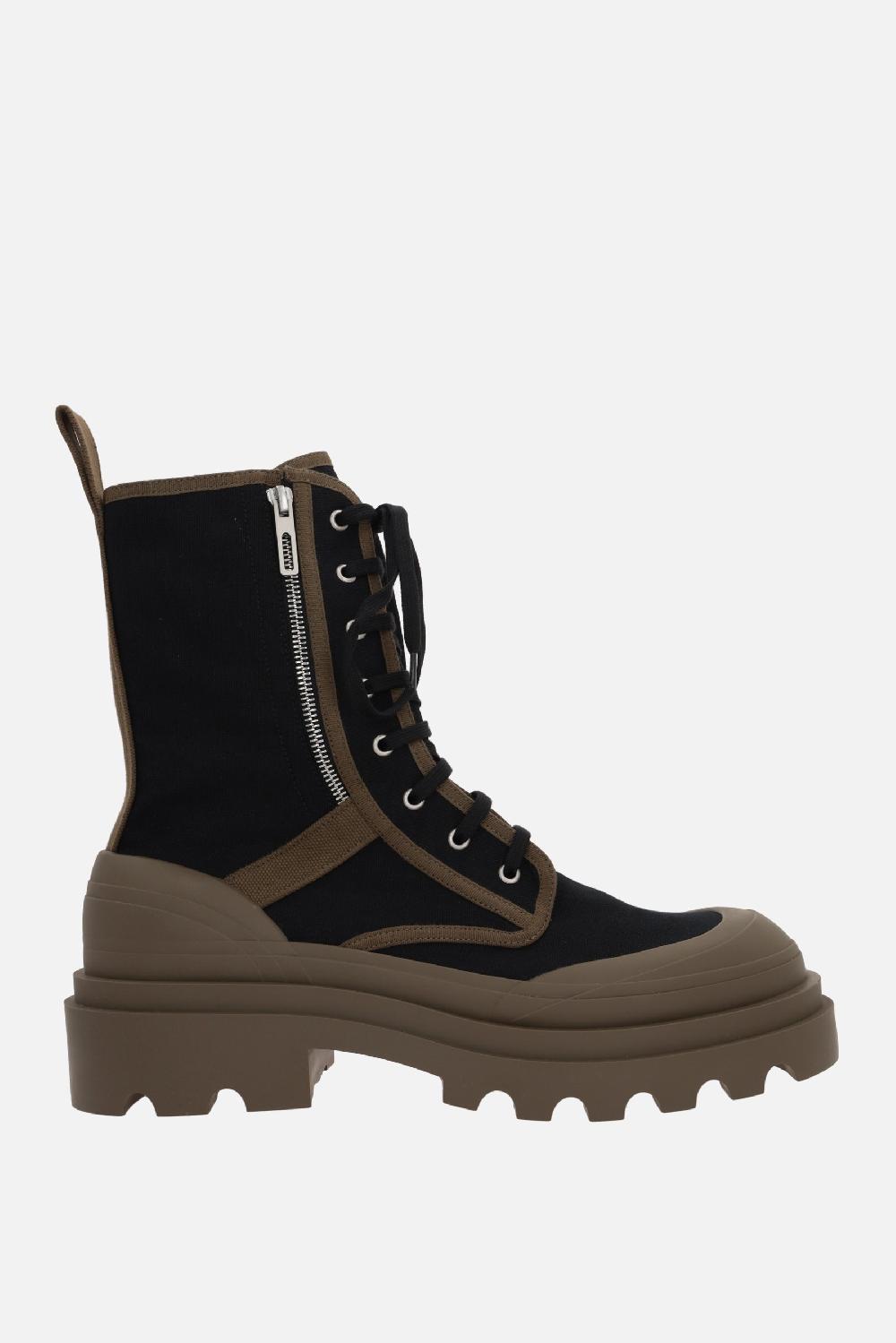 BOTTEGA VENETA anfibio in canvas bicolore