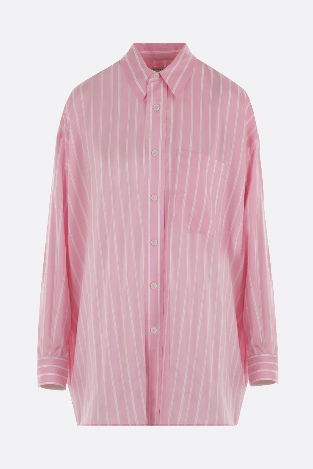 BOTTEGA VENETA camicia loose-fit in seta