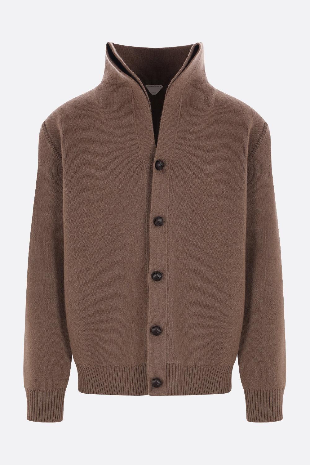 BOTTEGA VENETA cardigan in lana compatta