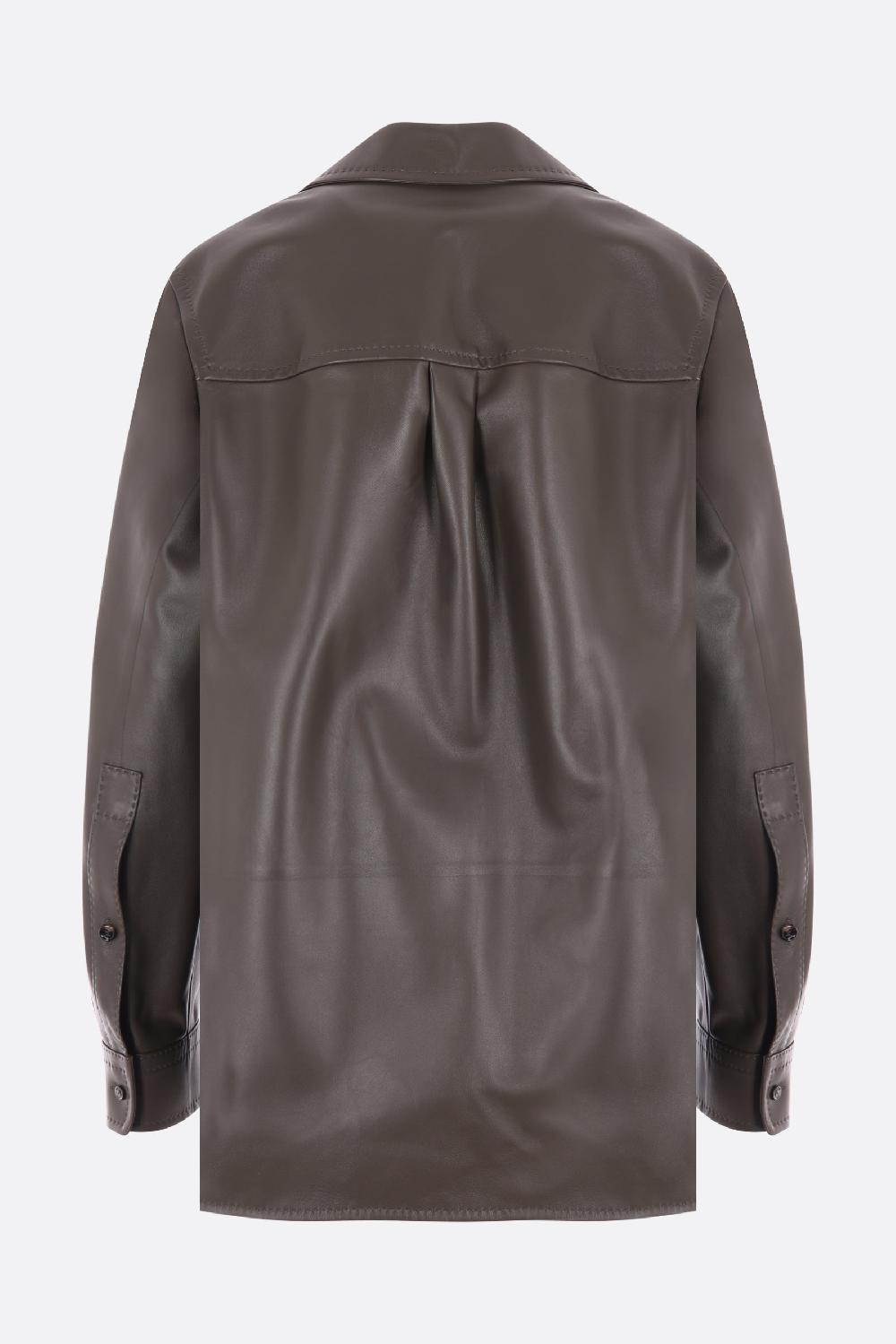 BOTTEGA VENETA Giacca-camicia Oversize In Nappa