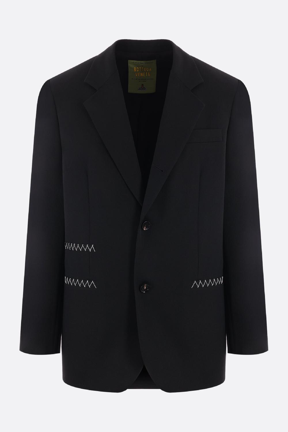 BOTTEGA VENETA giacca monopetto in twill