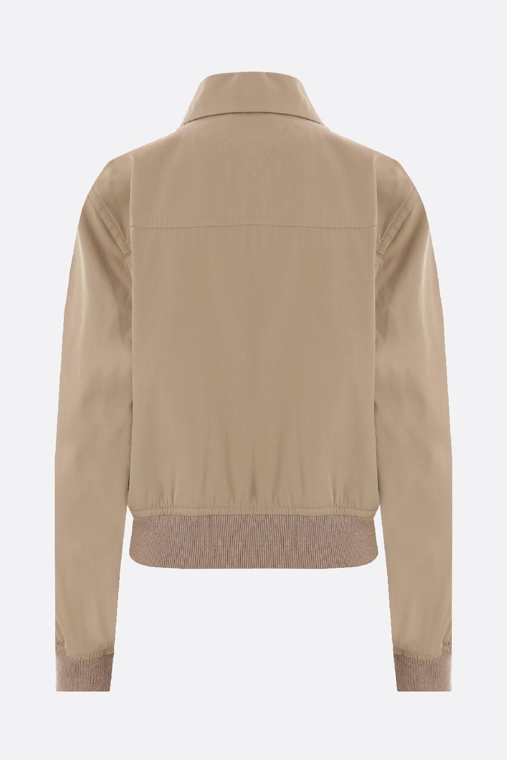BOTTEGA VENETA Giubbotto Blouson In Misto Cotone