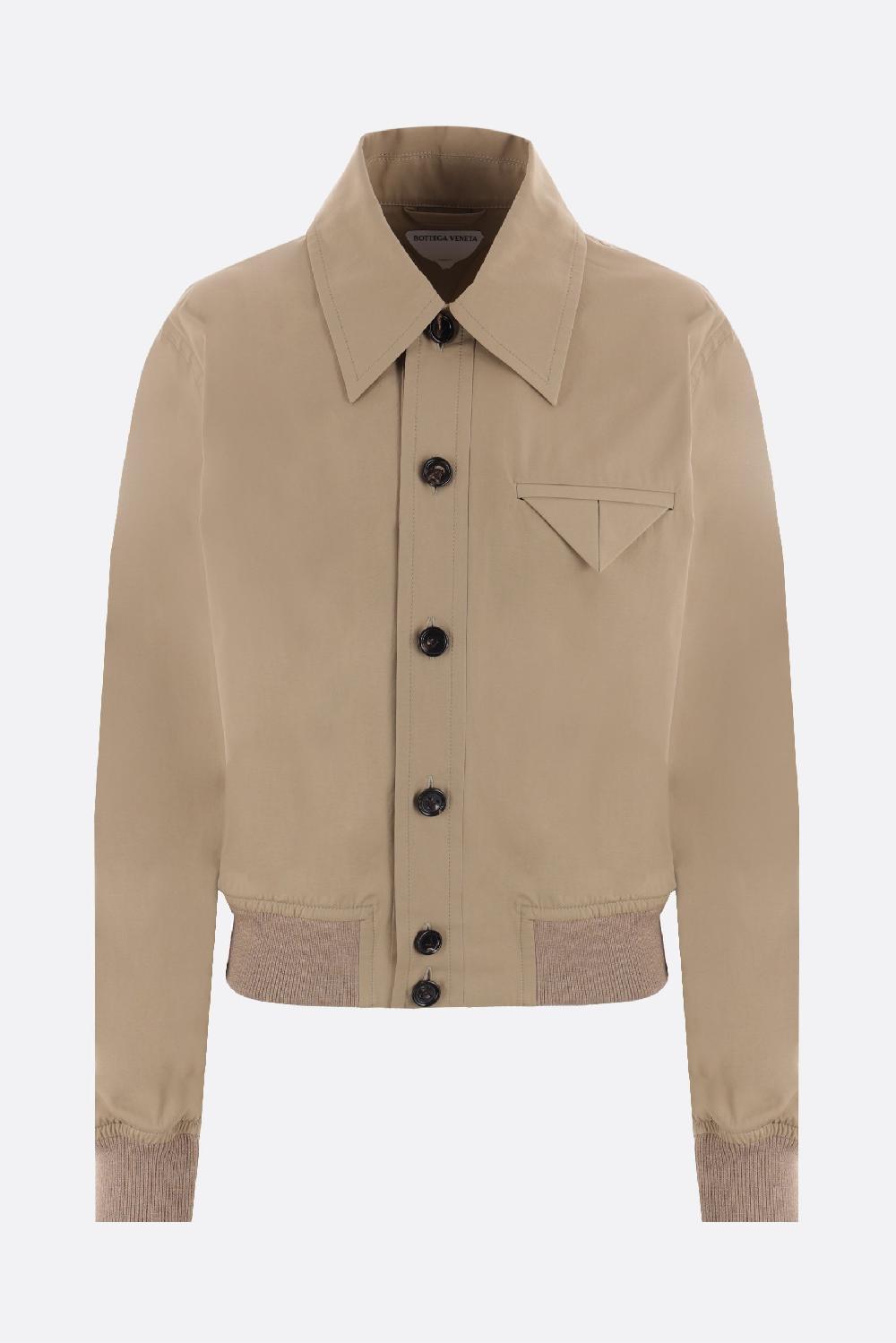 BOTTEGA VENETA giubbotto blouson in misto cotone