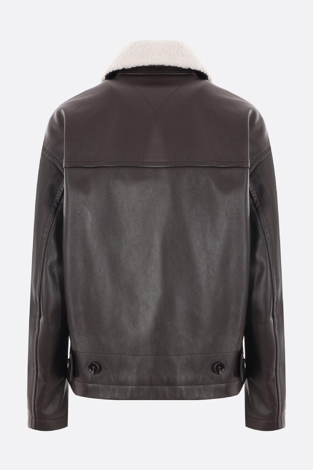 BOTTEGA VENETA Giubbotto Imbottito In Pelle