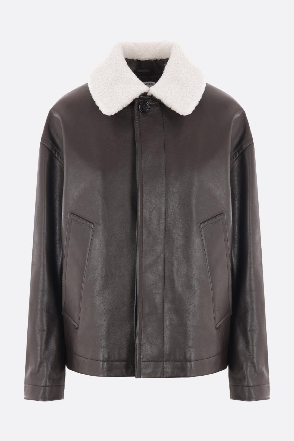 BOTTEGA VENETA Giubbotto Imbottito In Pelle