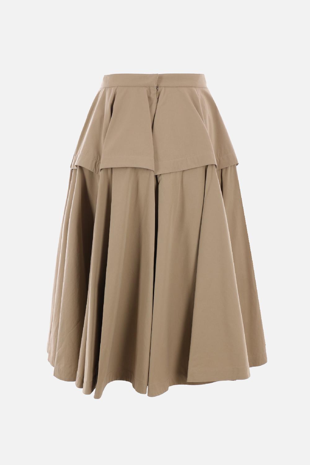 BOTTEGA VENETA Gonna A Ruota In Popeline