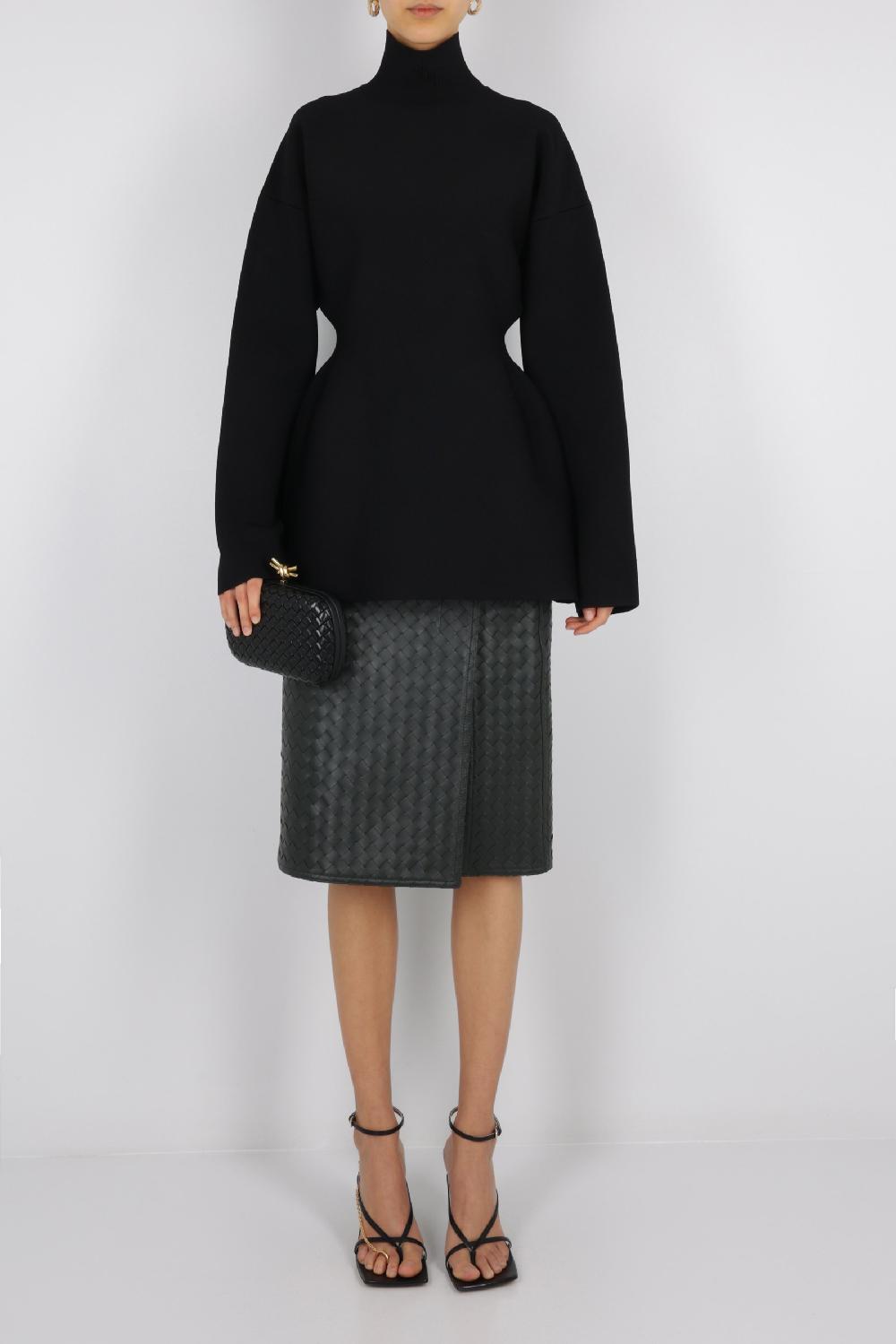 BOTTEGA VENETA Gonna A Tubino In Intrecciato Nappa