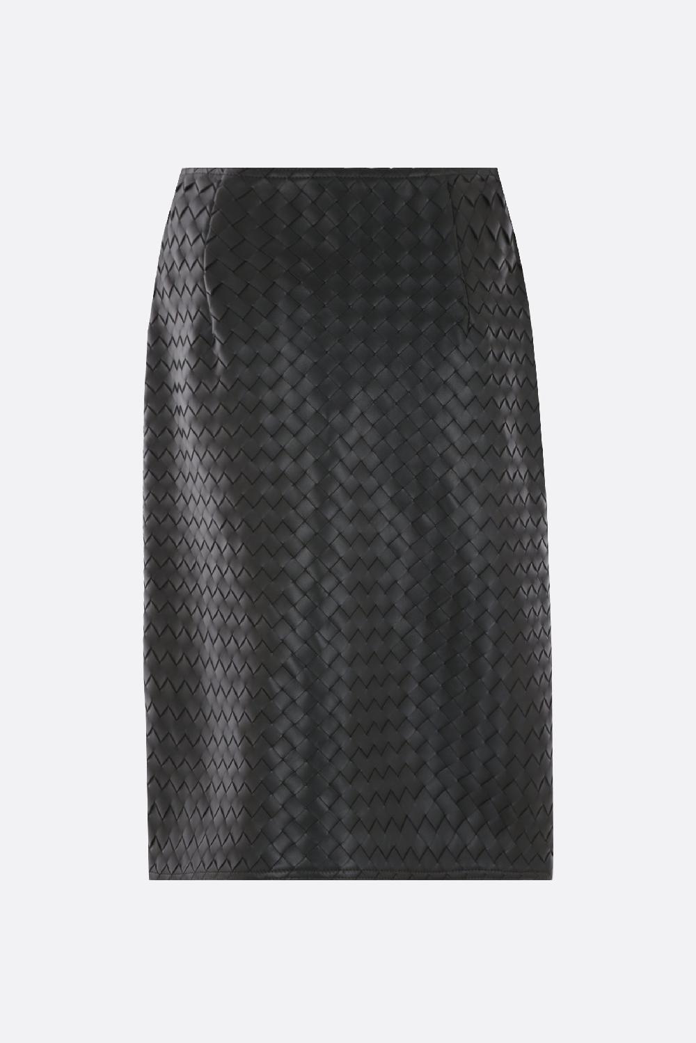 BOTTEGA VENETA Gonna A Tubino In Intrecciato Nappa