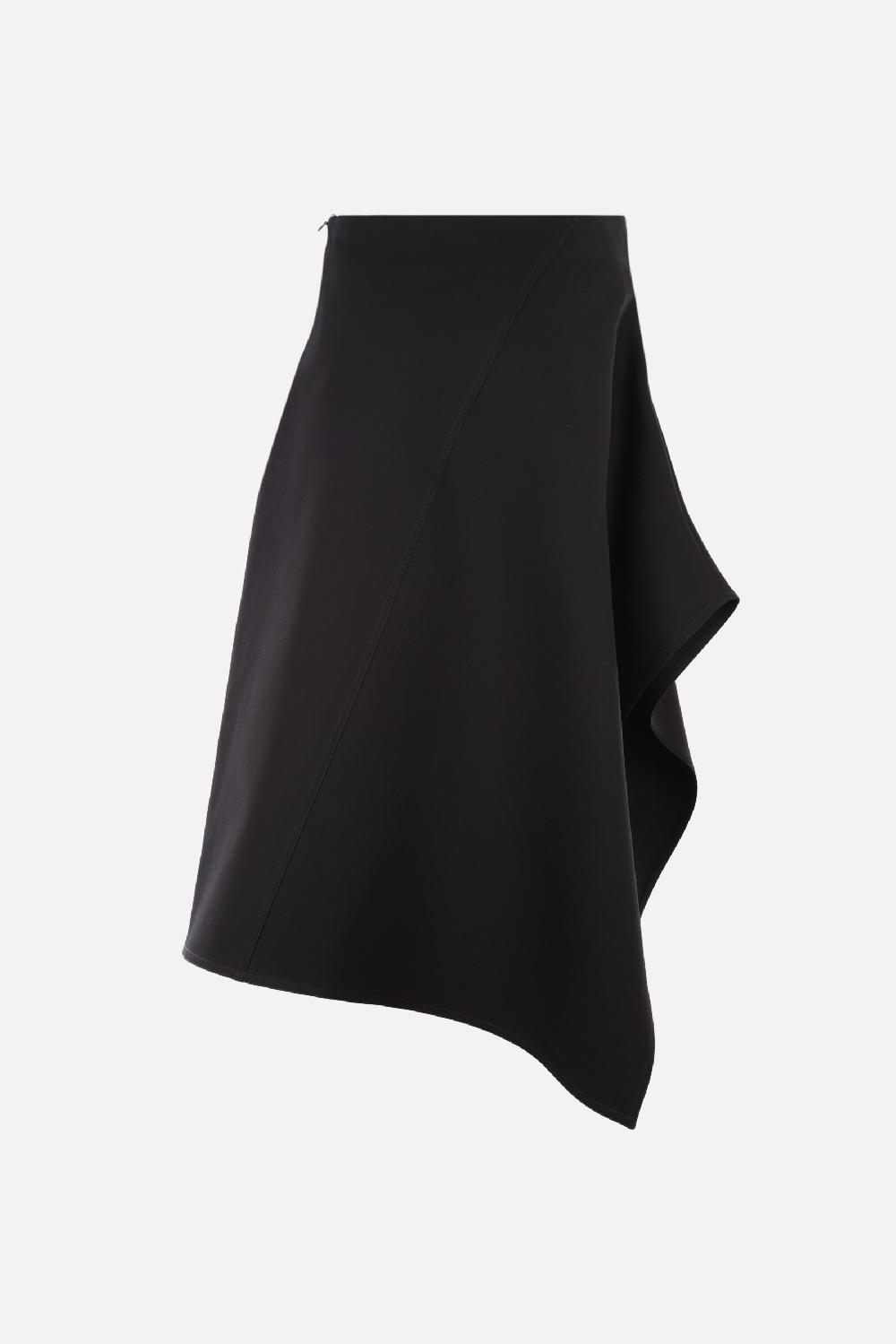 BOTTEGA VENETA Gonna Asimmetrica In Doppio Canvas