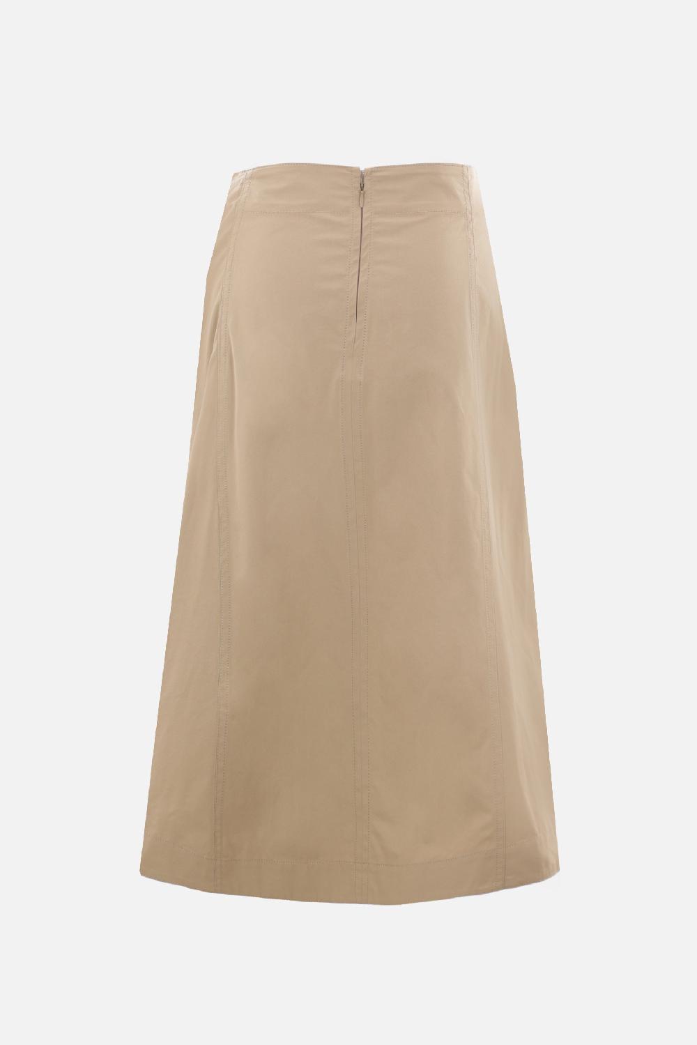 BOTTEGA VENETA Gonna In Popeline Con Nodo