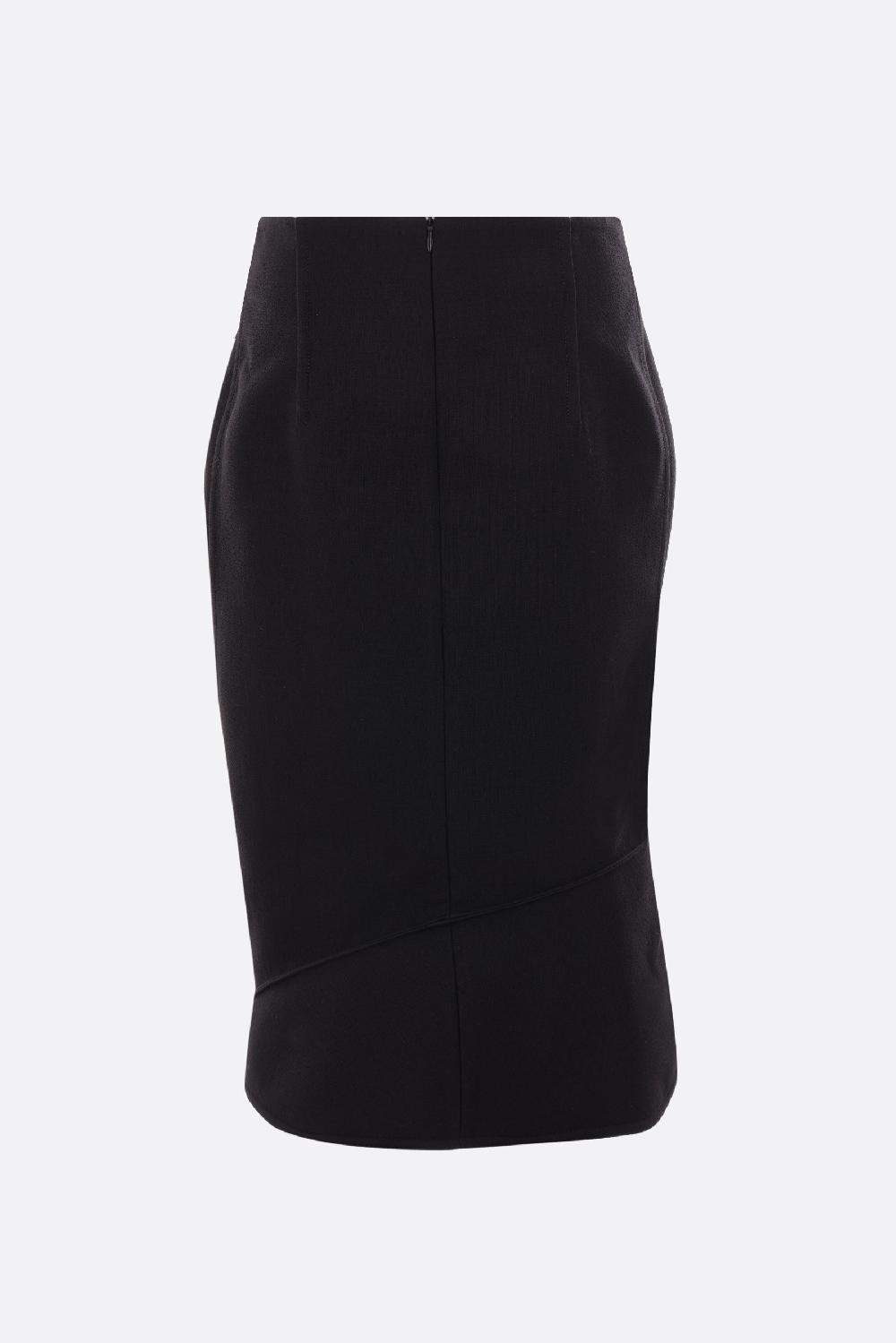 BOTTEGA VENETA Gonna Strutturata In Misto Cotone