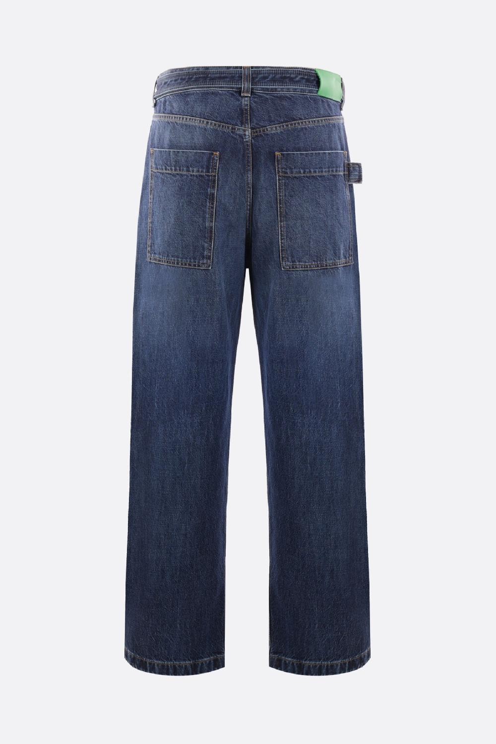 BOTTEGA VENETA Jeans A Gamba Larga In Denim