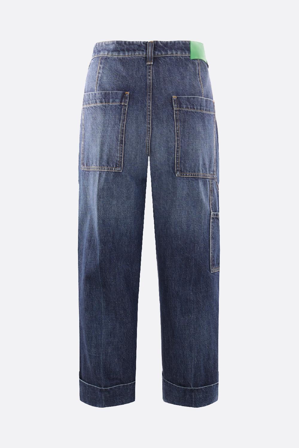 BOTTEGA VENETA Jeans A Gamba Larga In Denim