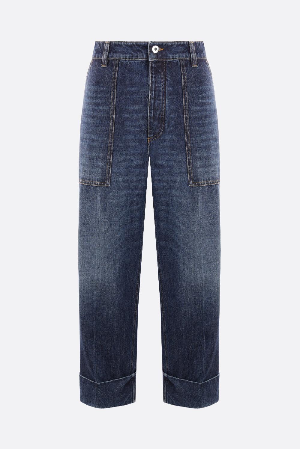 BOTTEGA VENETA jeans a gamba larga in denim