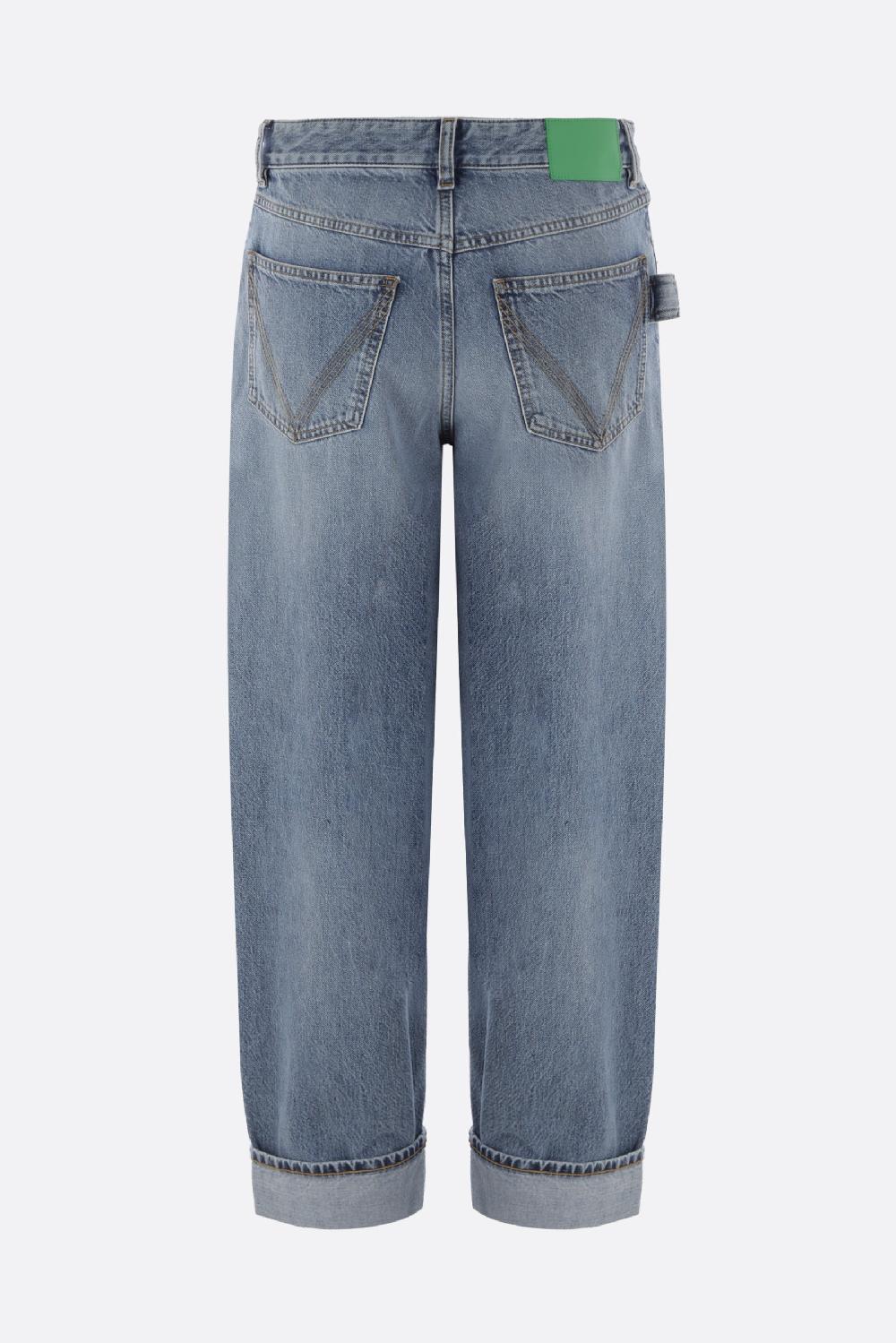 BOTTEGA VENETA Jeans Cropped Baggy-fit In Denim
