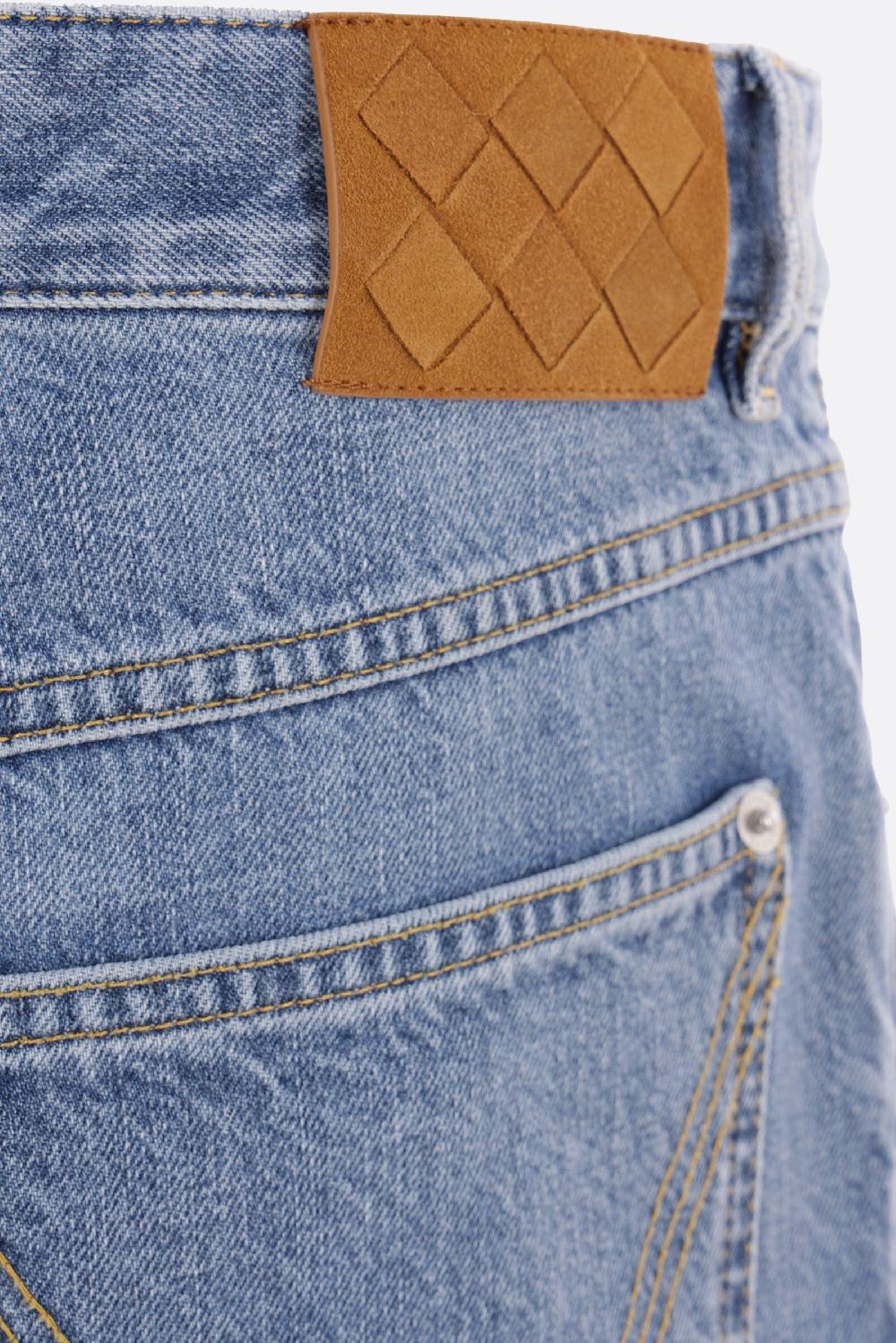 BOTTEGA VENETA Jeans In Denim Con Risvolto