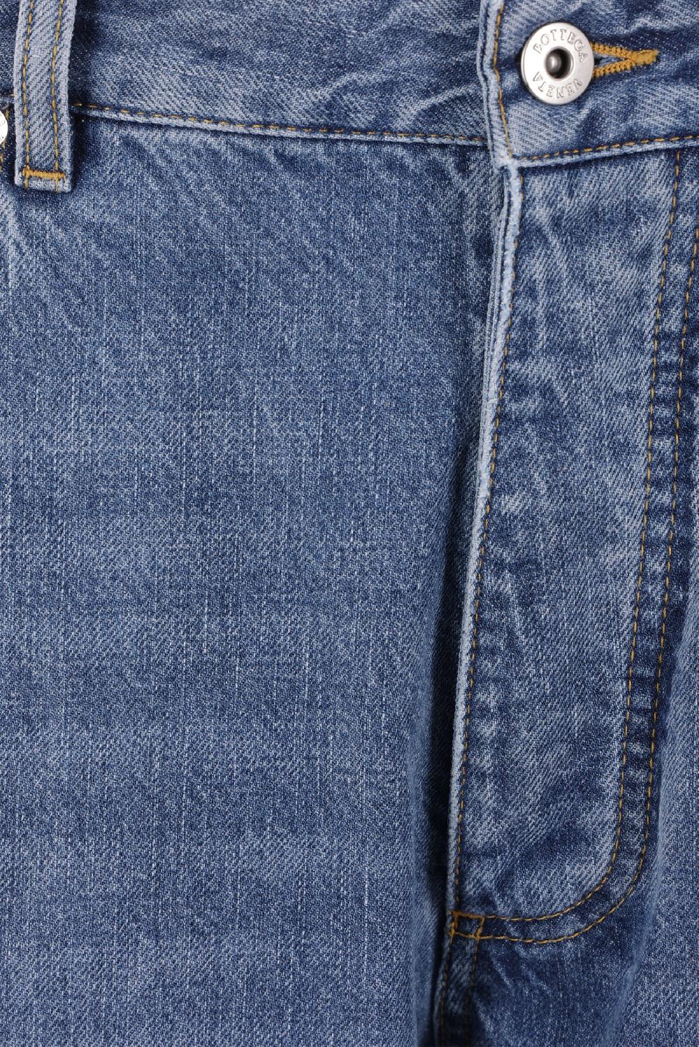 BOTTEGA VENETA Jeans In Denim Con Risvolto