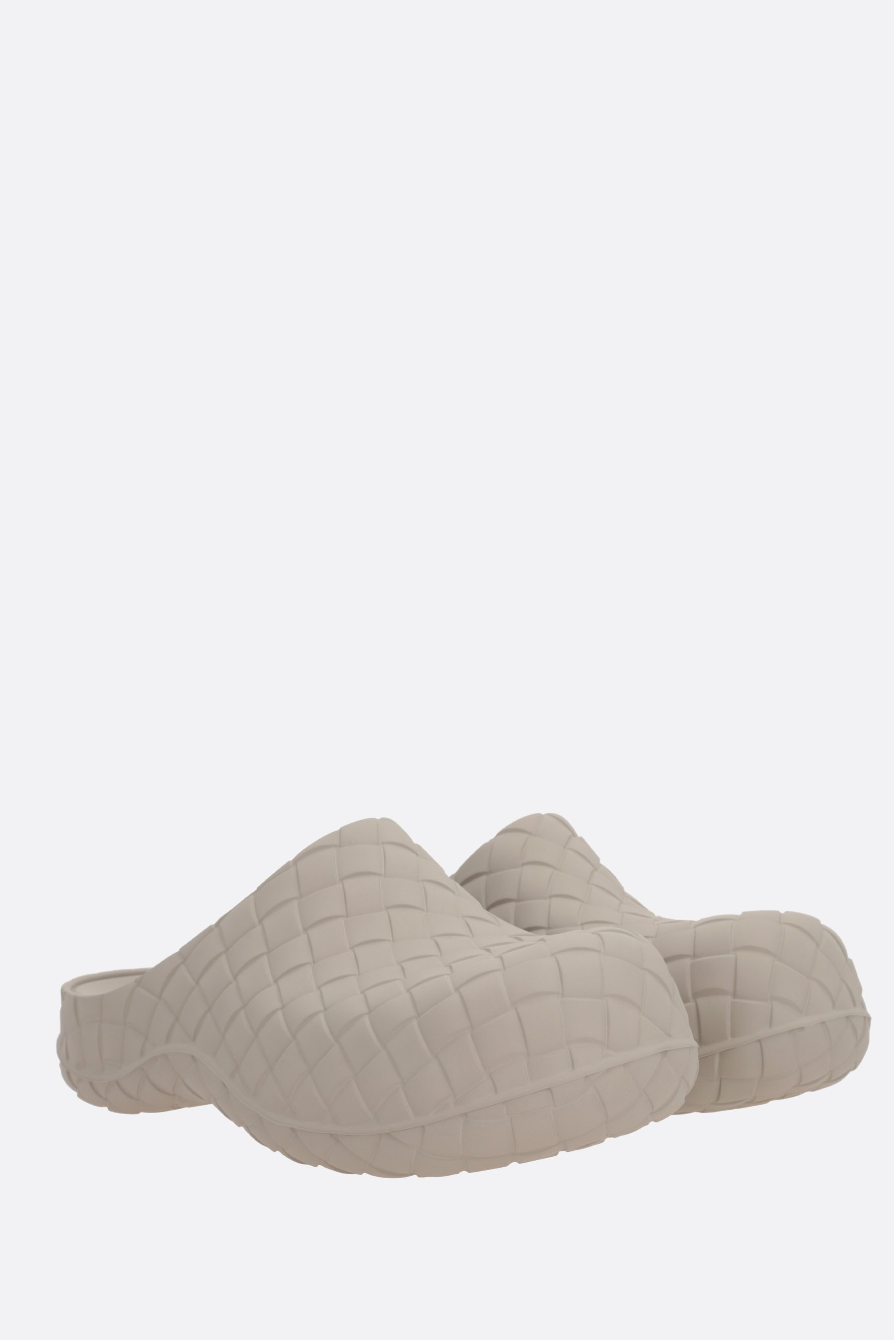 BOTTEGA VENETA Mule In Gomma Stampa Intrecciato