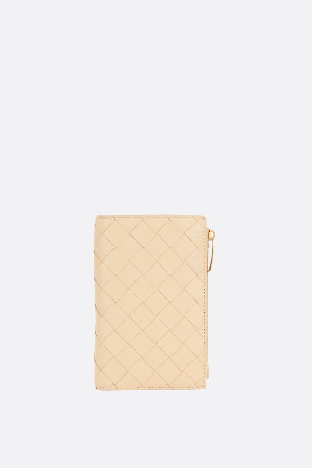 BOTTEGA VENETA portafogli in Intrecciato lucido