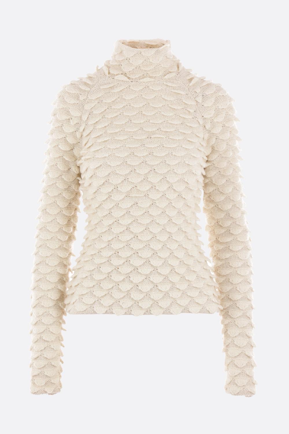 BOTTEGA VENETA pullover Fish Scale in misto lana