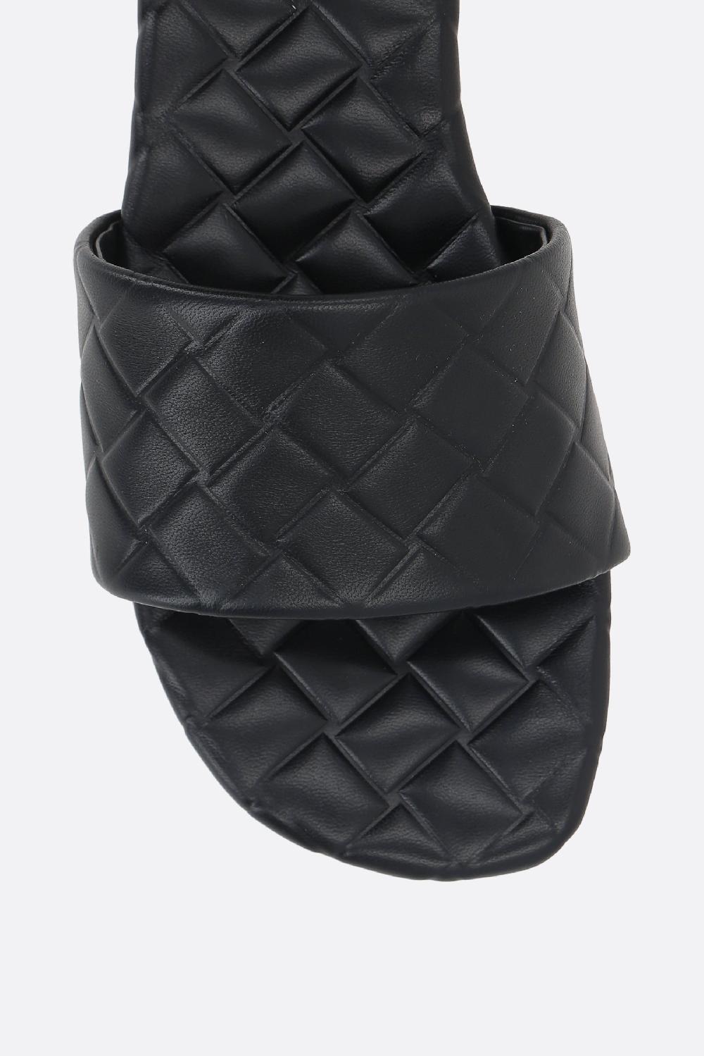 BOTTEGA VENETA Sandalo Slide Amy In Nappa Impressa