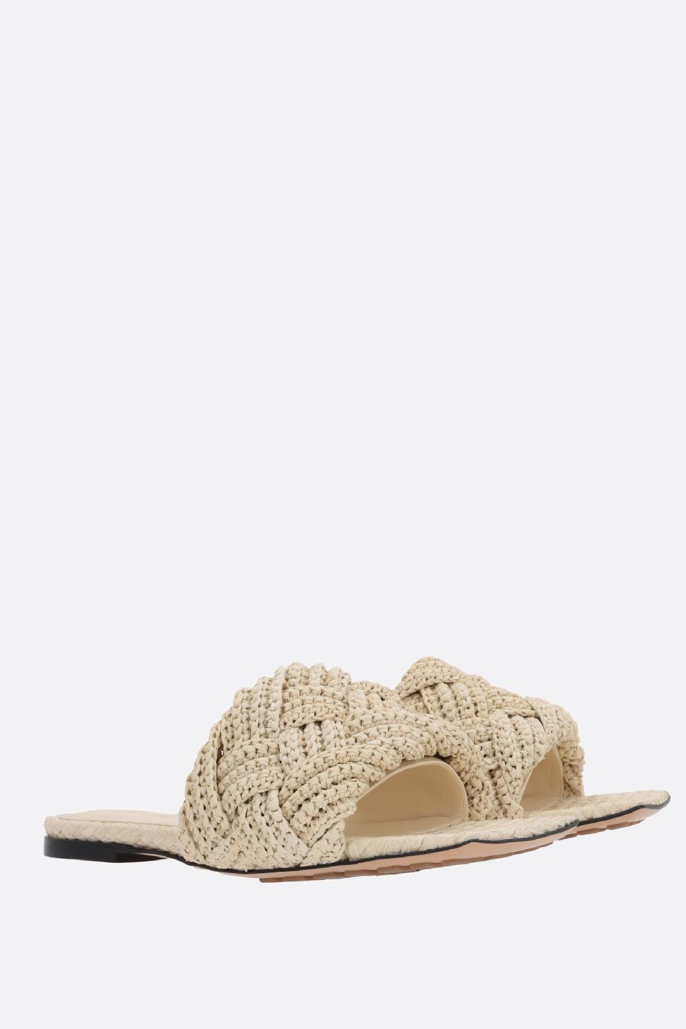 BOTTEGA VENETA Sandalo Slide Lido In Rafia