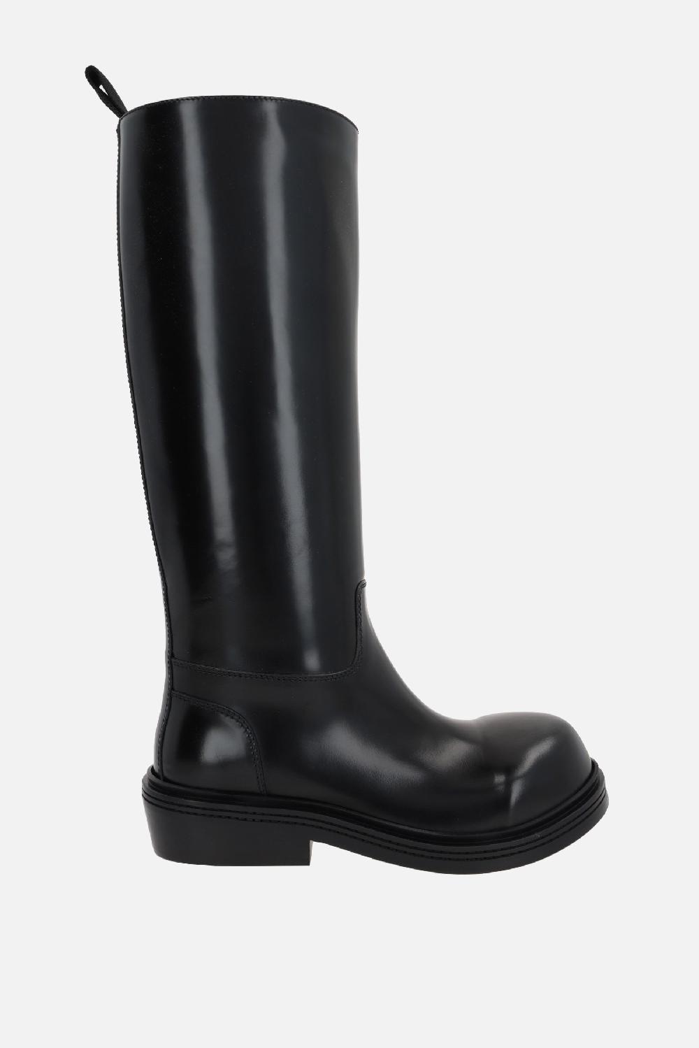 BOTTEGA VENETA stivale Fireman in pelle spazzolata