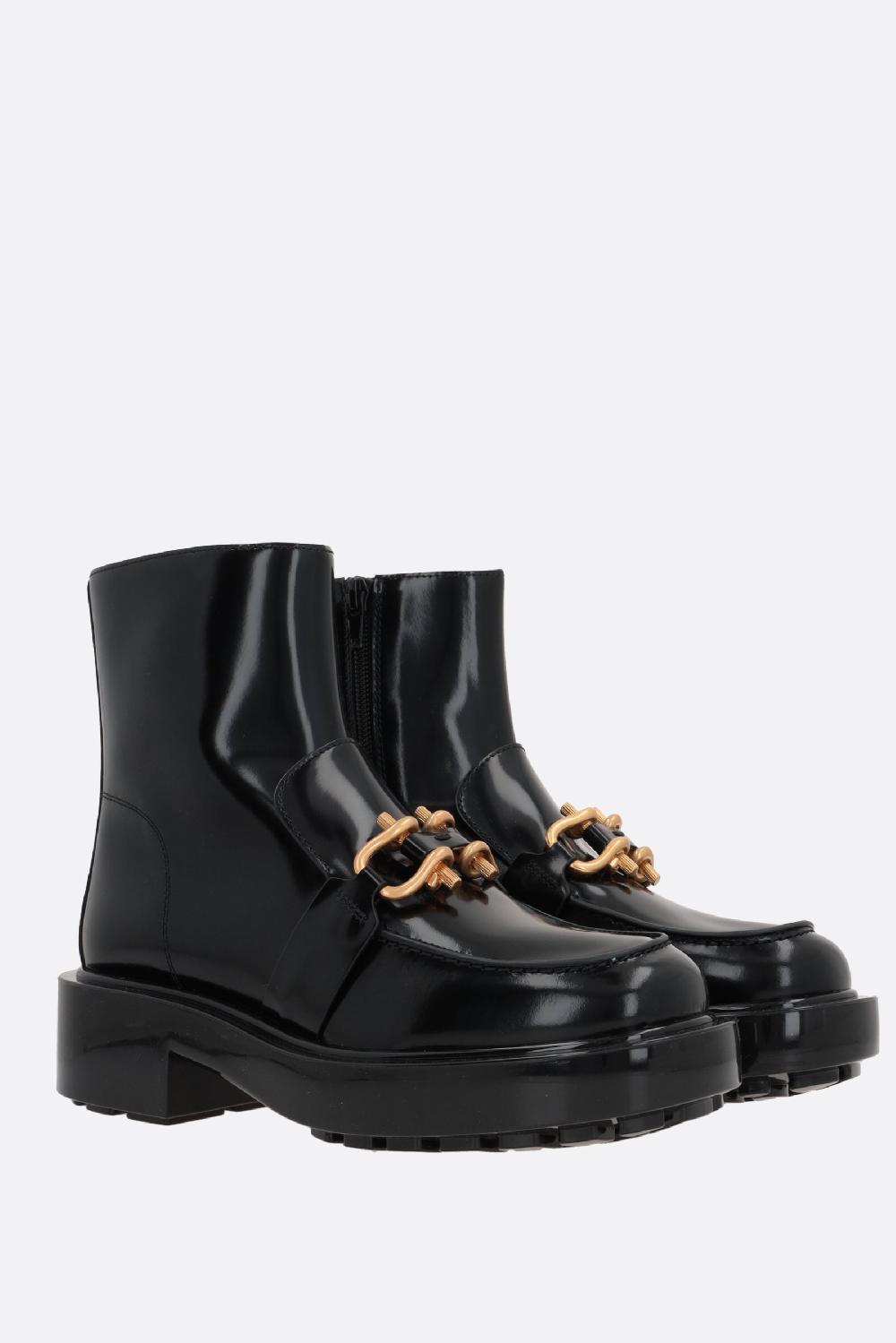 BOTTEGA VENETA Stivaletto Monsieur In Pelle Lucida