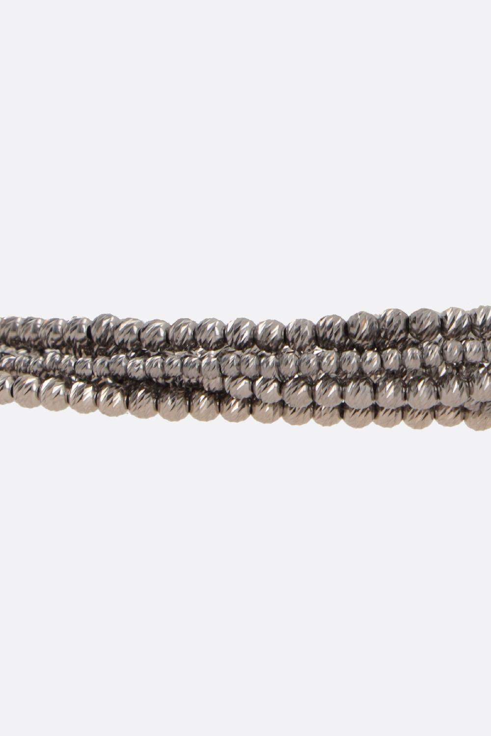 BRUNELLO CUCINELLI Bracciale Multigiro In Argento Sterling 925