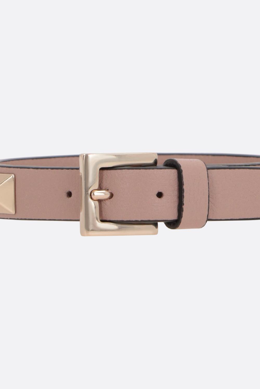 VALENTINO GARAVANI Bracciale Rockstud In Pelle Liscia