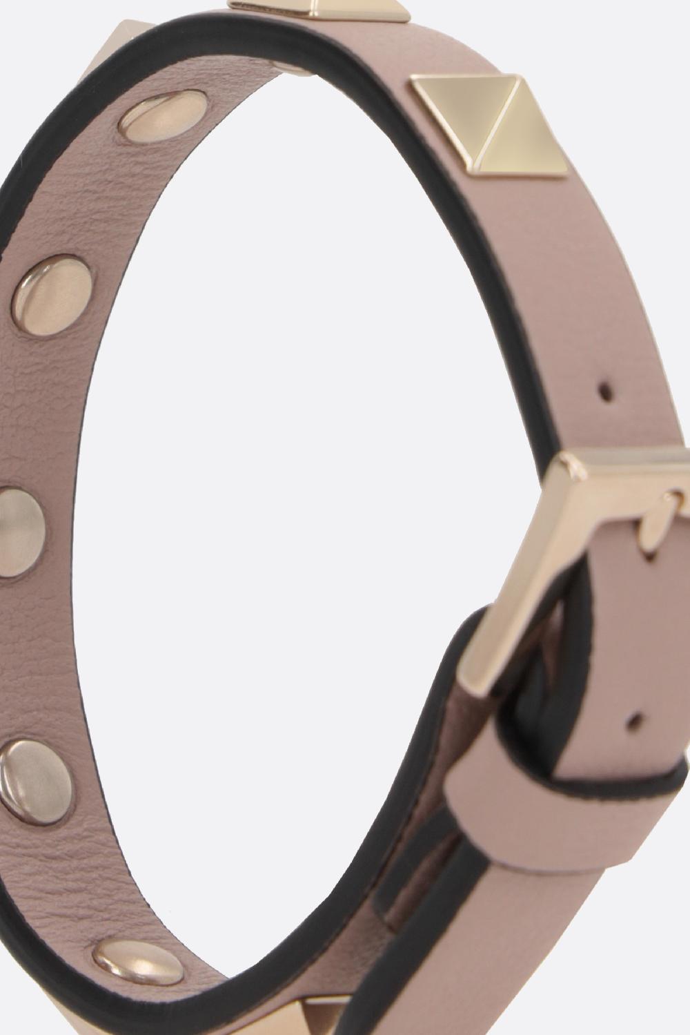 VALENTINO GARAVANI Bracciale Rockstud In Pelle Liscia