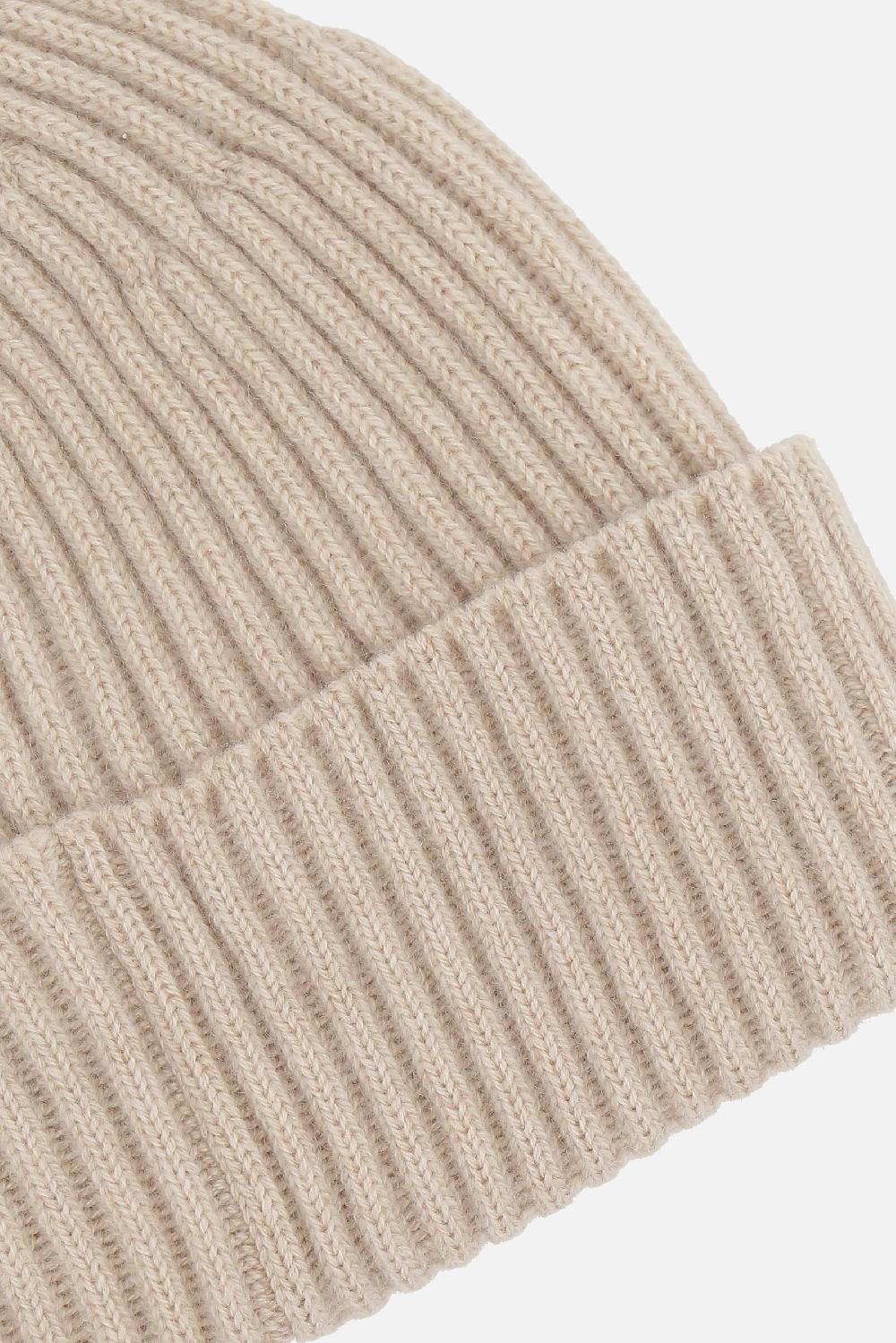 BRUNELLO CUCINELLI Berretto In Cashmere A Costine