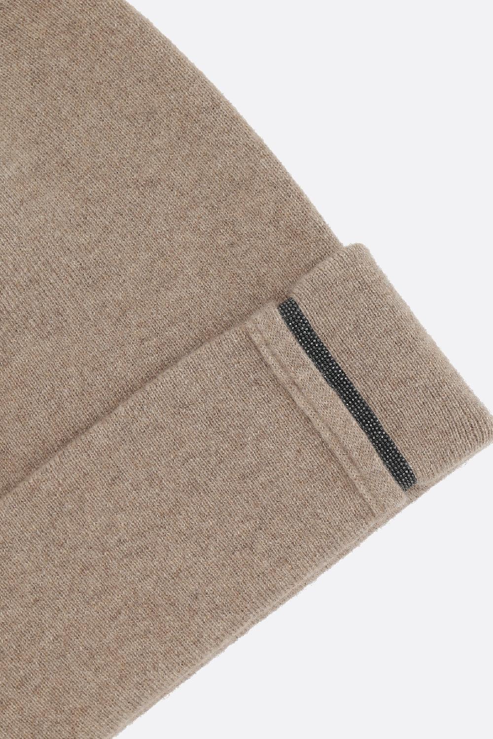 BRUNELLO CUCINELLI Berretto In Cashmere Con Monile
