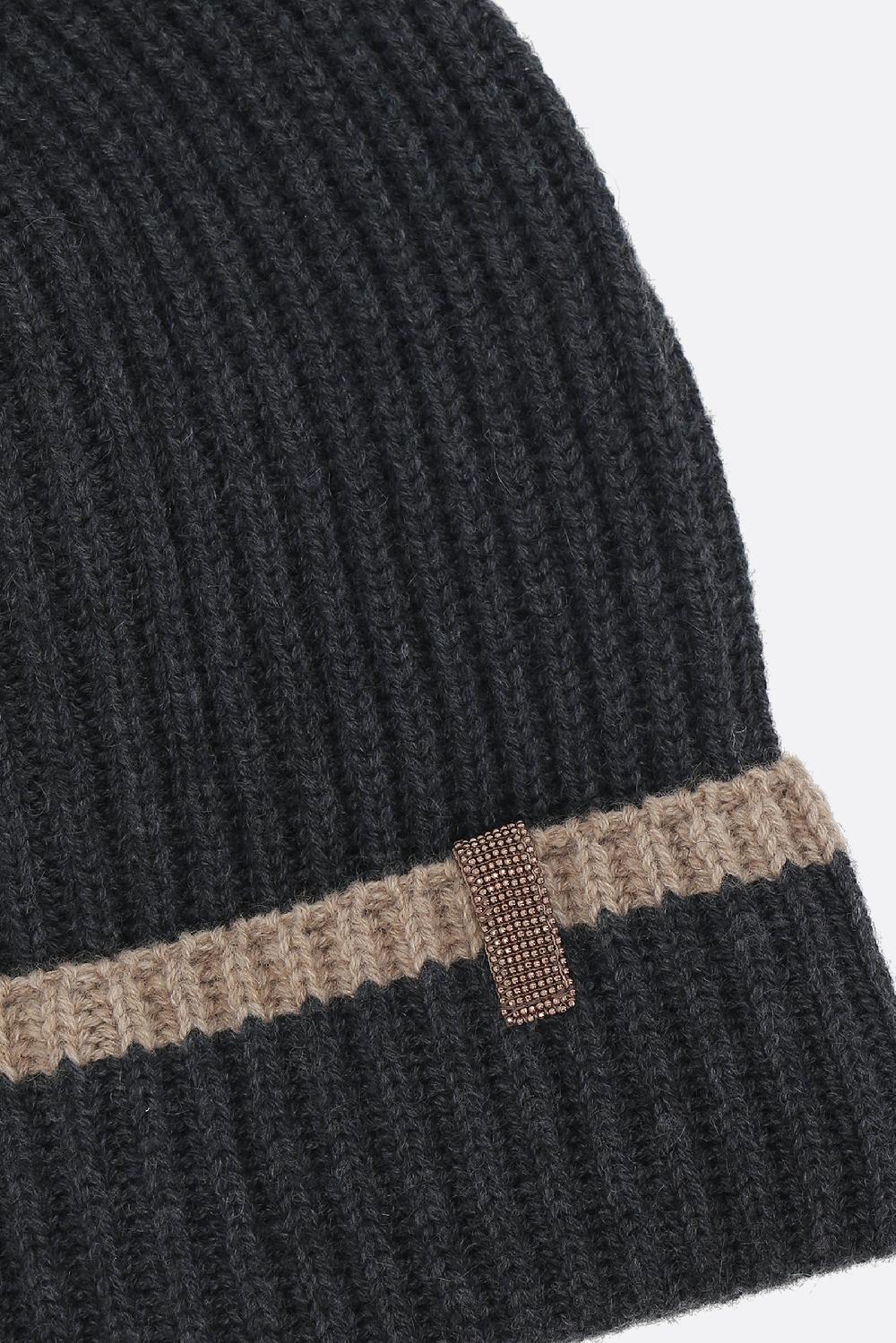 BRUNELLO CUCINELLI Berretto In Cashmere Con Monile