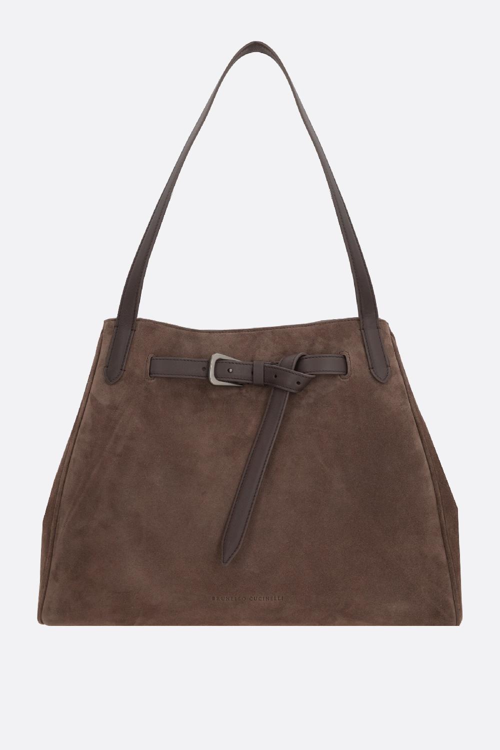 BRUNELLO CUCINELLI borsa a mano in suede