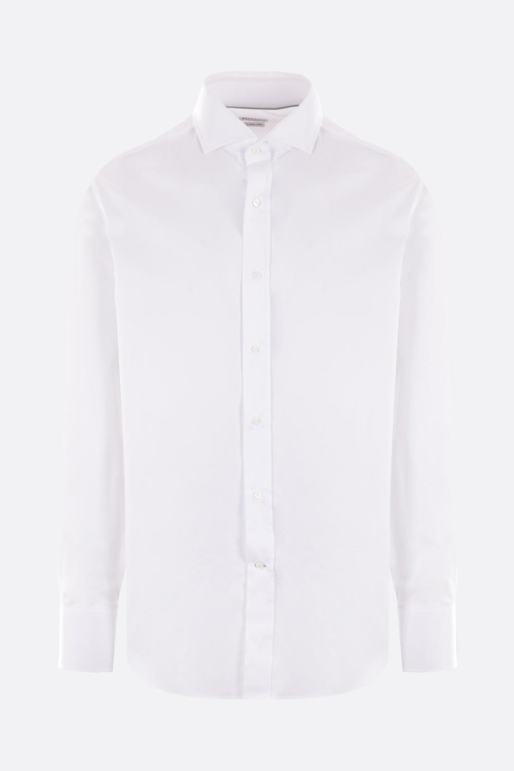BRUNELLO CUCINELLI camicia slim-fit in twill