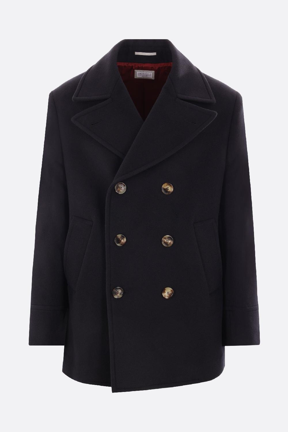 BRUNELLO CUCINELLI cappotto doppiopetto in lana