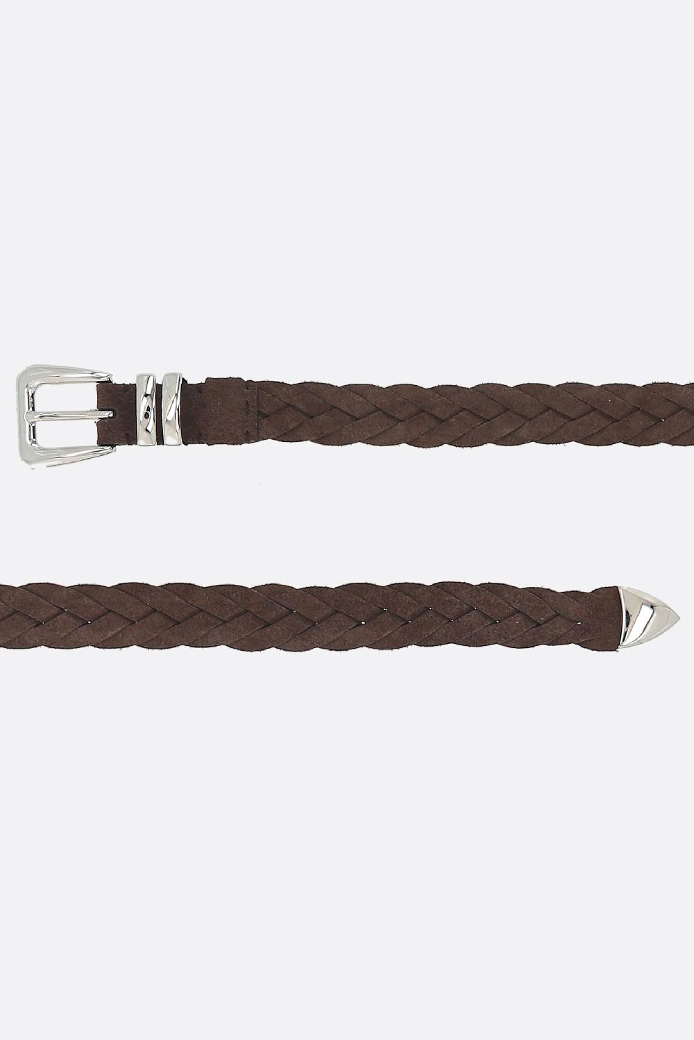 BRUNELLO CUCINELLI Cintura In Suede Intrecciato