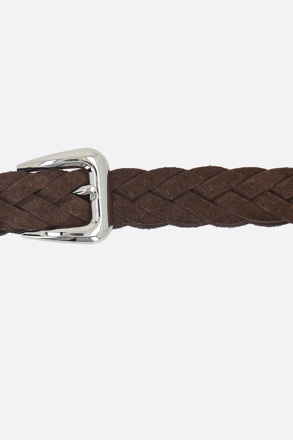 BRUNELLO CUCINELLI Cintura In Suede Intrecciato